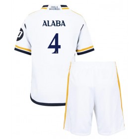 Real Madrid David Alaba #4 Heimtrikot 2023-24 Kurzarm (+ kurze hosen)